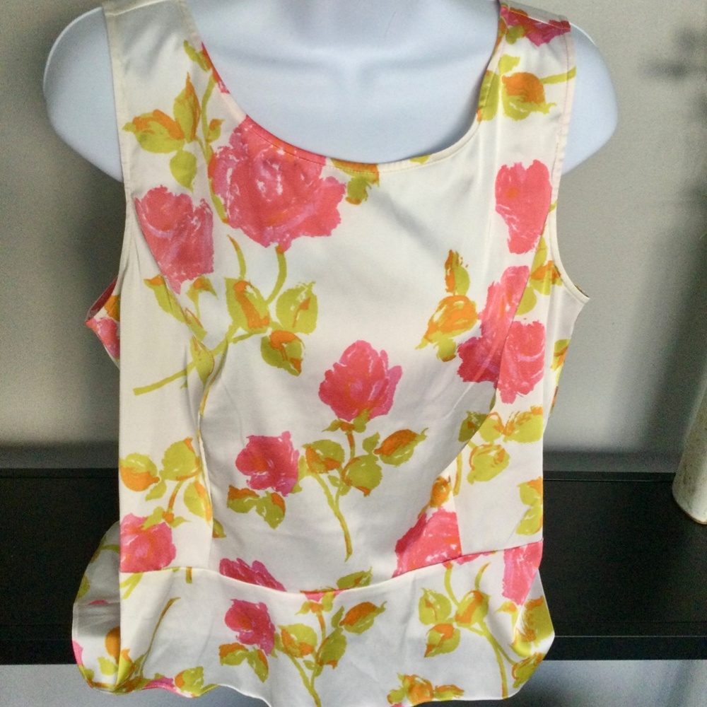 Ann Taylor 12P sleeveless blouse